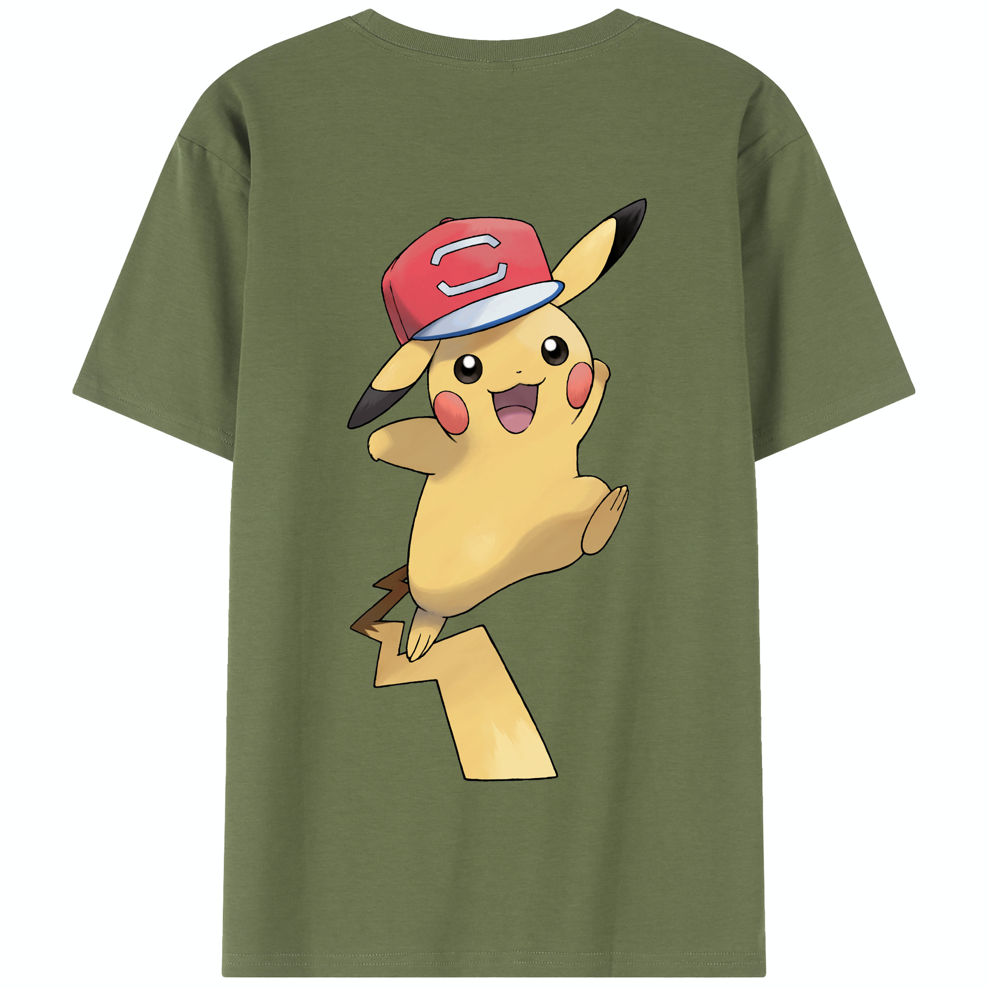 （画像用） ポケットモンスター Pokémon 綿100％半袖Tシャツ（背面プリント）